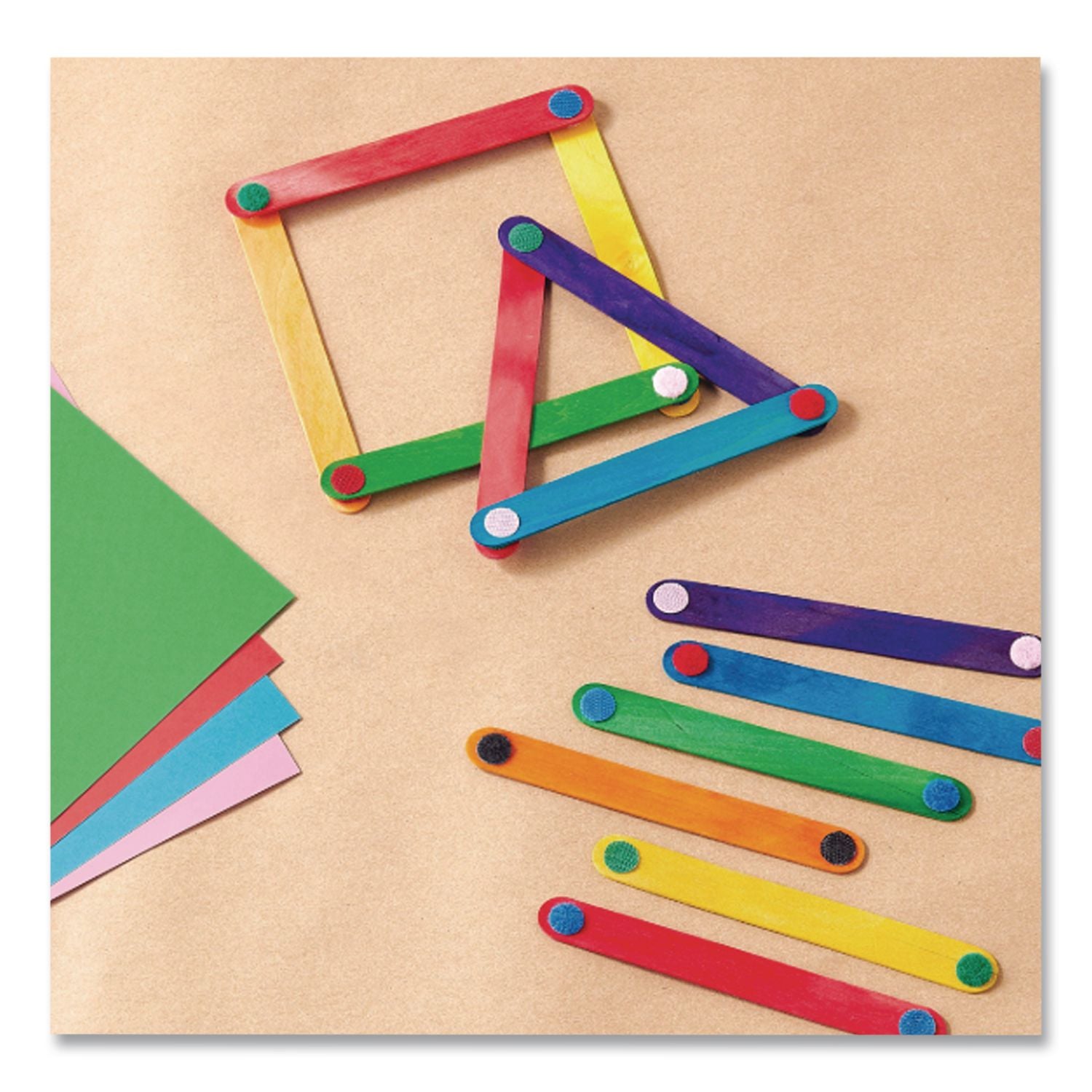 Crafting Sticky Back Dots, 0.62", Assorted, 140/Pack