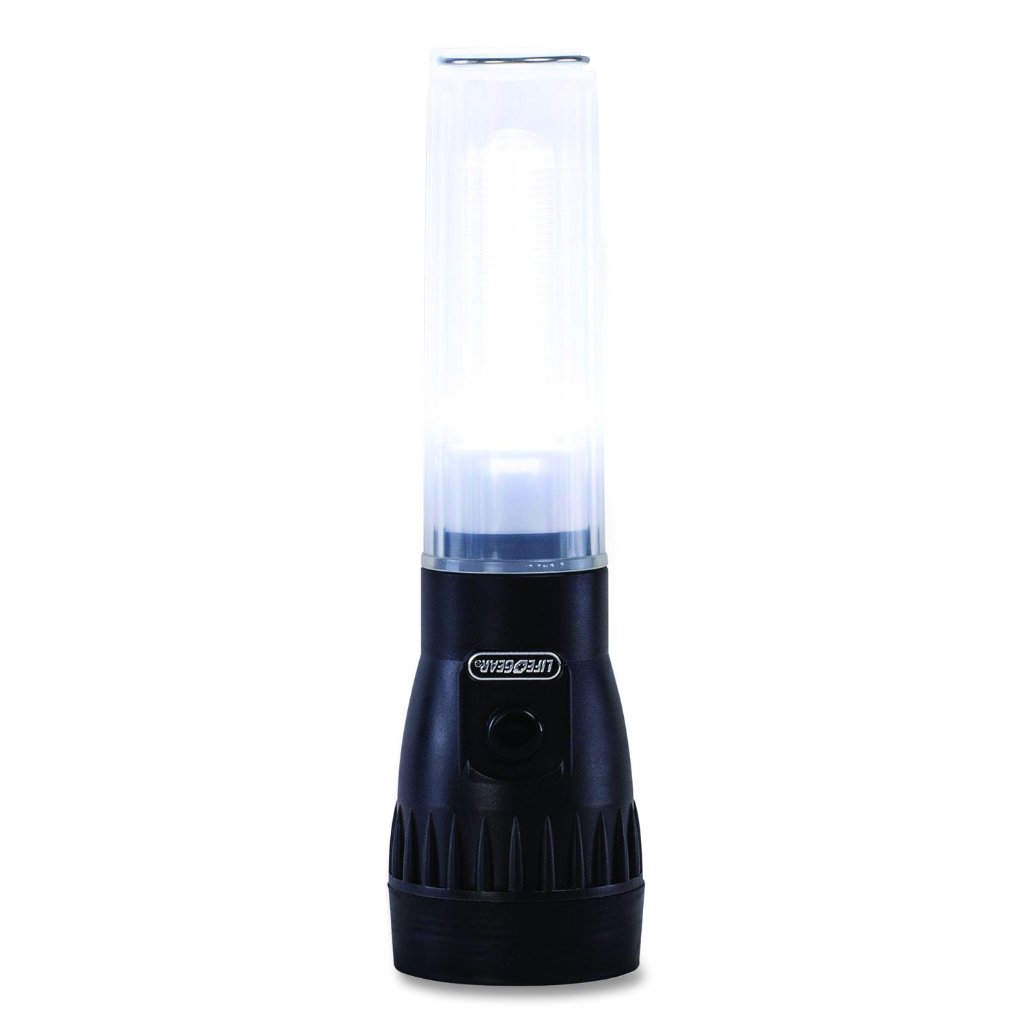 Stormproof AR Tech Flashlight And Lantern, 3 AA Batteries (Included), Black