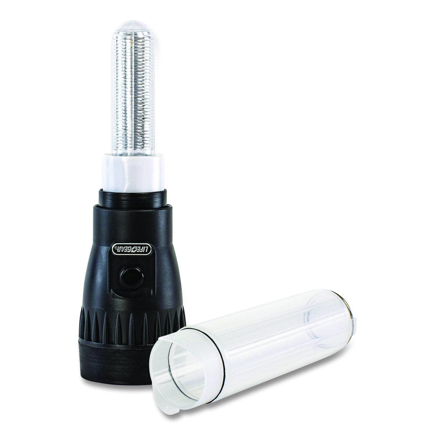 Stormproof AR Tech Flashlight And Lantern, 3 AA Batteries (Included), Black