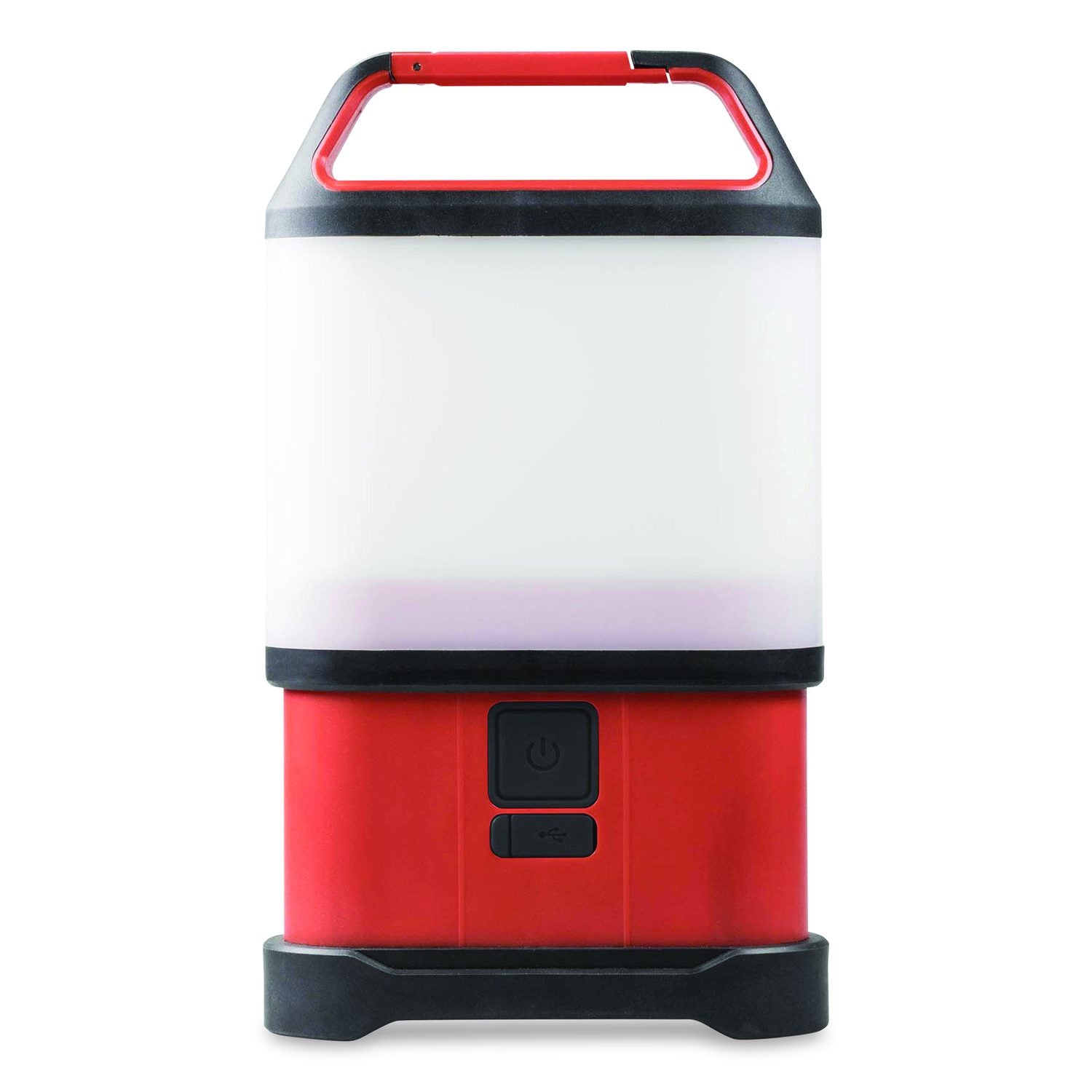 Lifegear Stormproof Stow Away Lantern, 4 AA Batteries (Included), Red