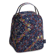 Insulated Lunch Bag, 7.25 X 4.25 X 9, Starry Paisley