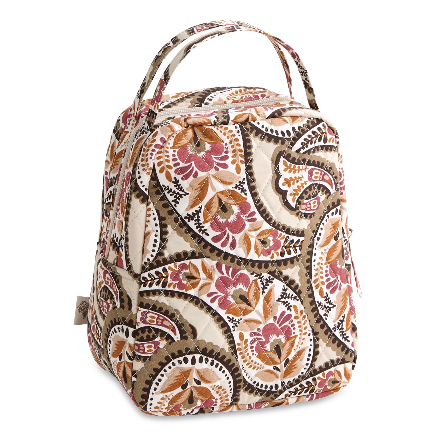 Insulated Lunch Bag, 7.25 X 4.25 X 9, Blooming Paisley
