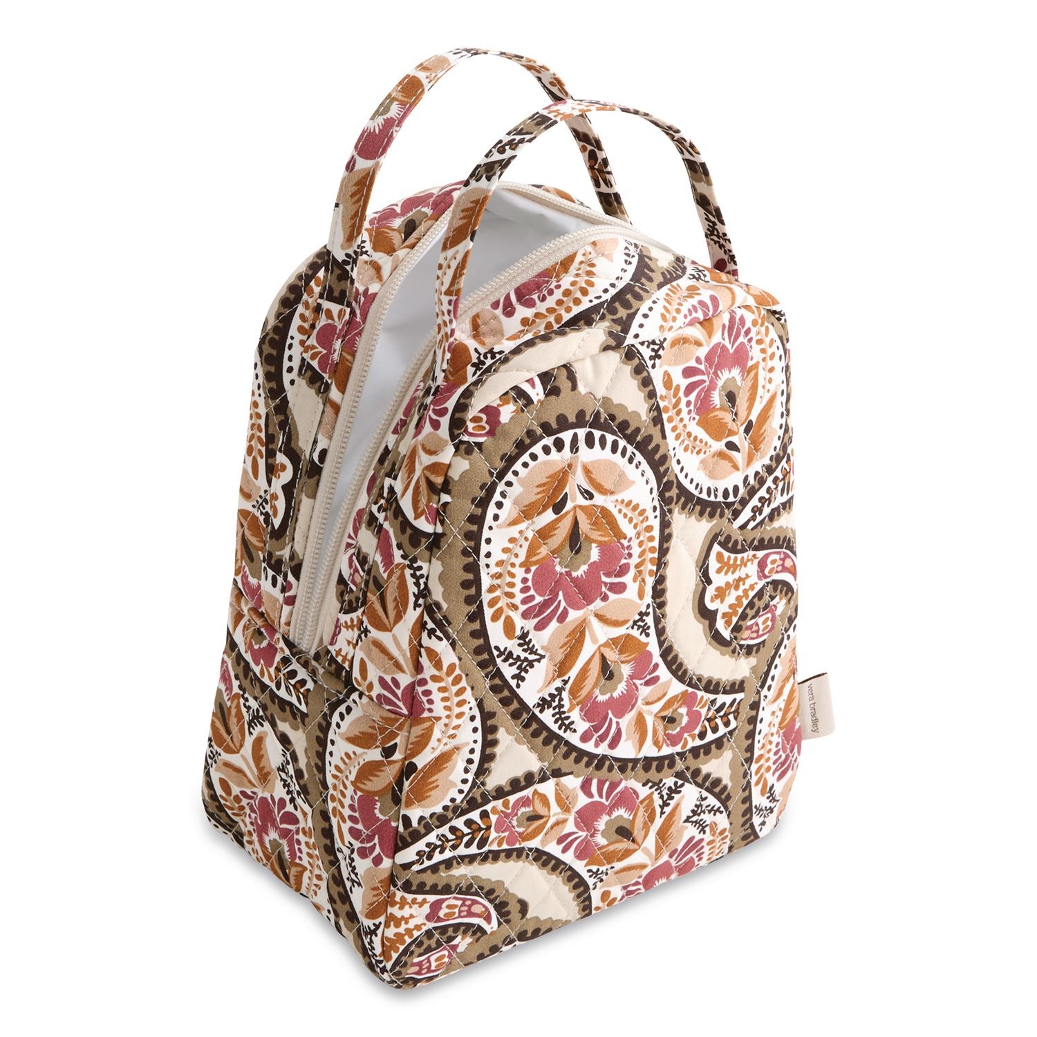 Insulated Lunch Bag, 7.25 X 4.25 X 9, Blooming Paisley
