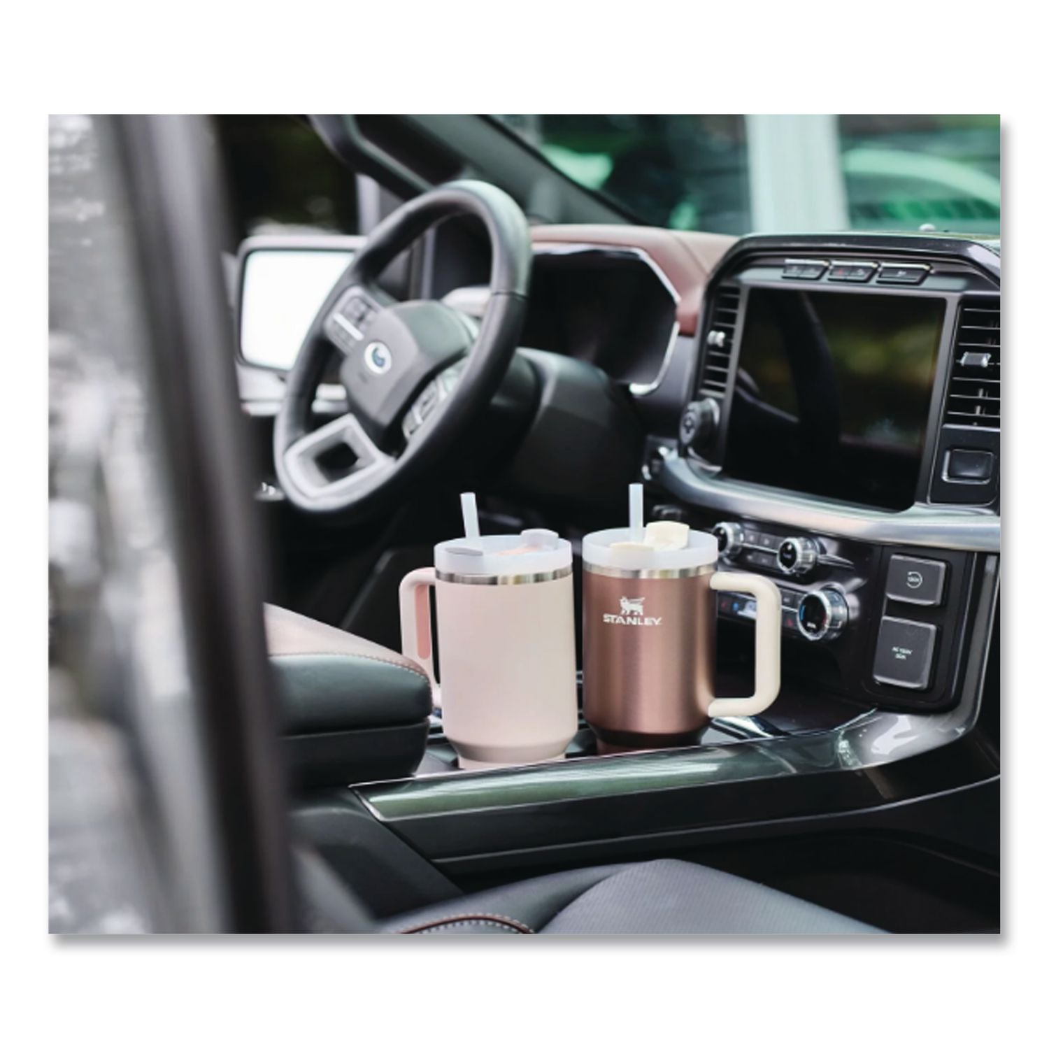 Quencher H2.0 Flowstate Stainless Steel Double Wall Tumbler, 40 Oz, Rose Quartz