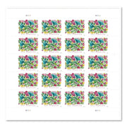1 Oz First-Class Forever Stamps, Celebration Blooms, 20 Stamps