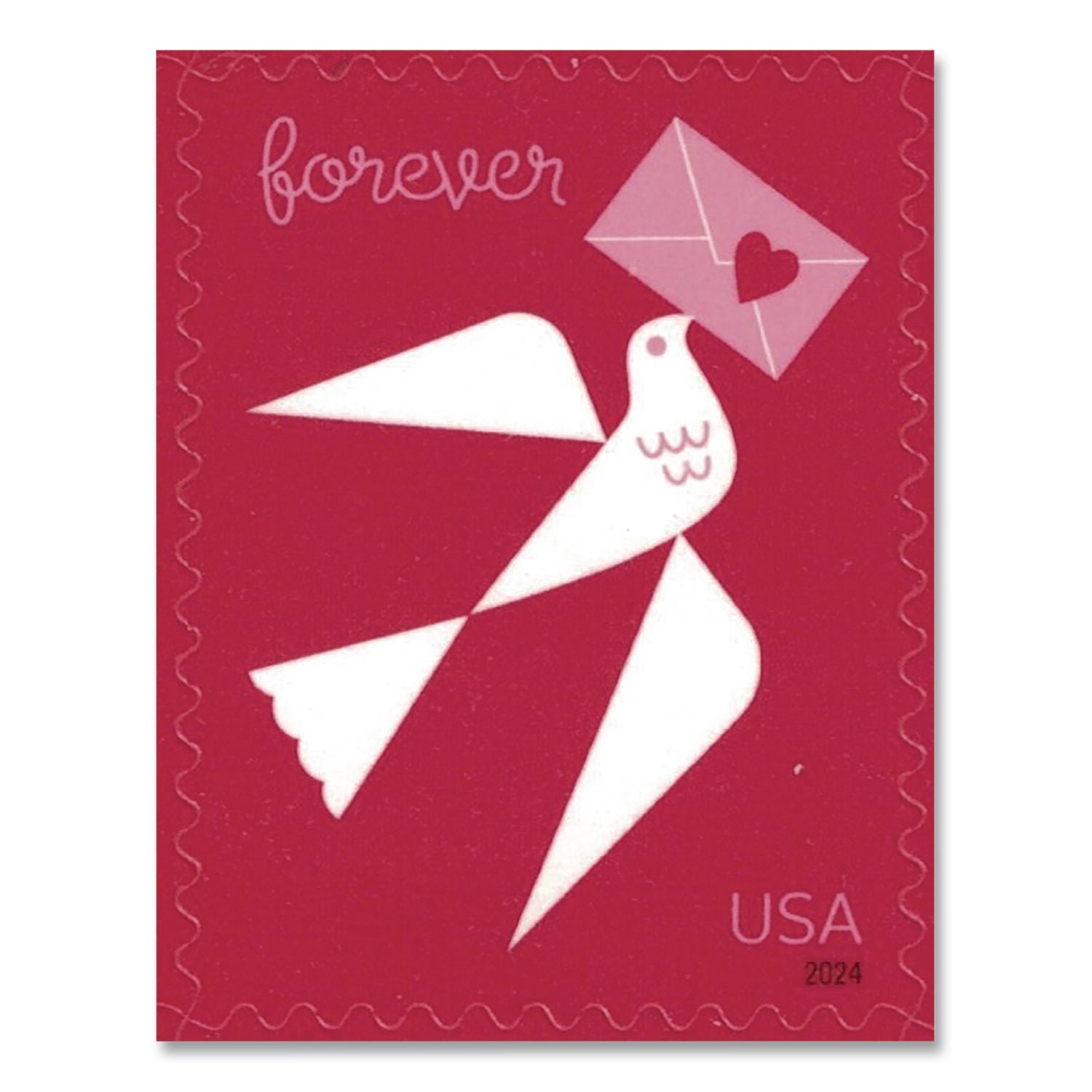 1 Oz First-Class Forever Stamps, Love, 20/Pack