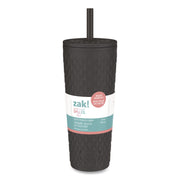 Cora Stainless Steel Double Wall Insulated Tumbler, 24 Oz, Ebony