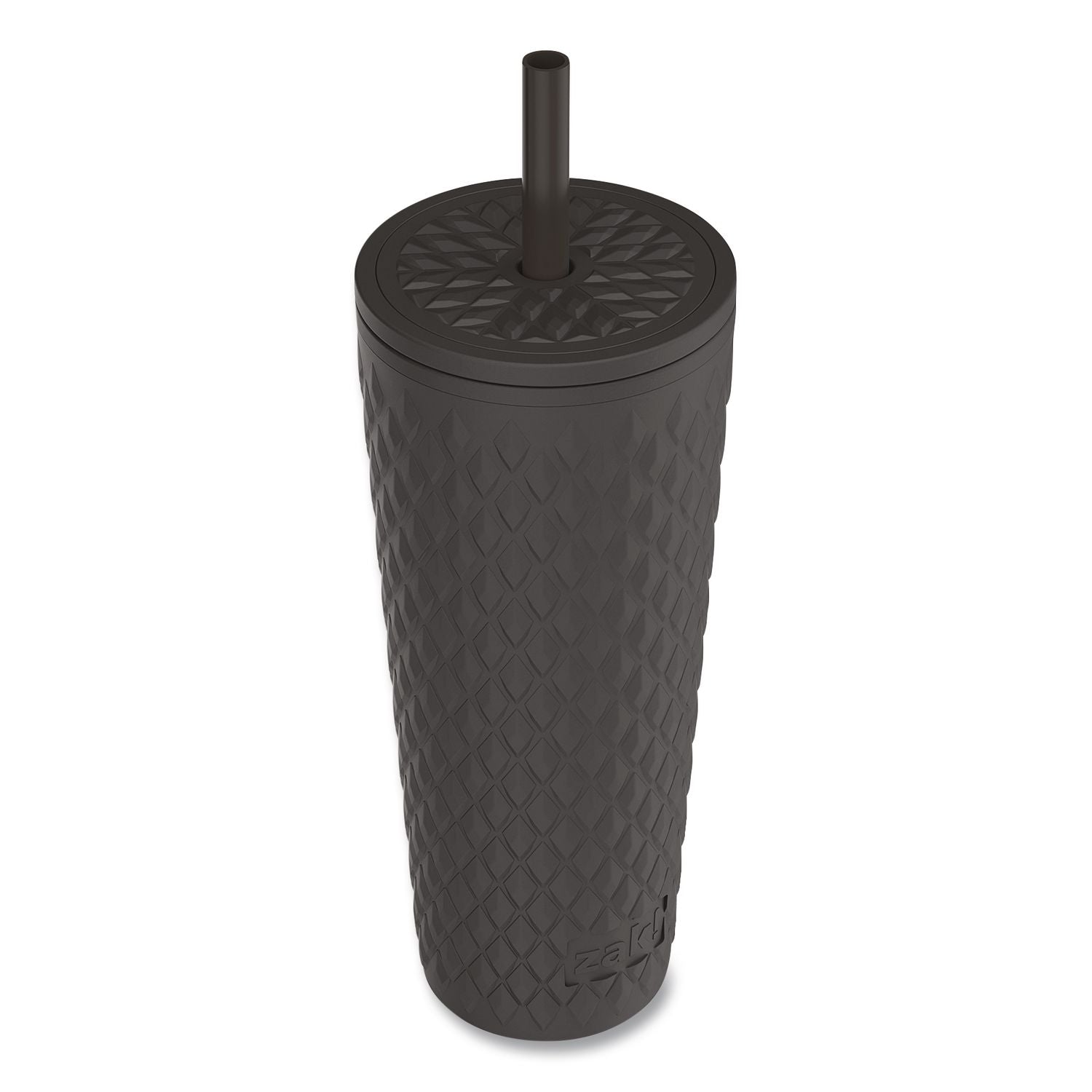 Cora Stainless Steel Double Wall Insulated Tumbler, 24 Oz, Ebony