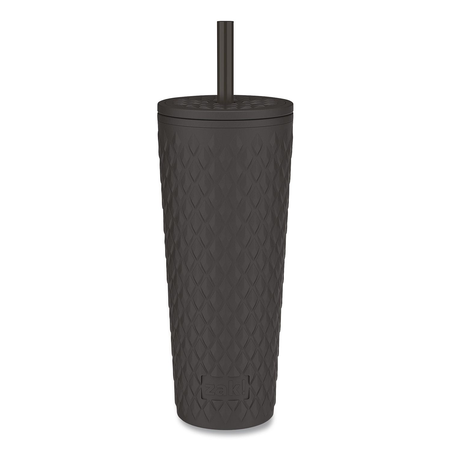 Cora Stainless Steel Double Wall Insulated Tumbler, 24 Oz, Ebony