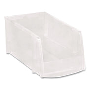 Stackable Storage Bin, 0.38 L, 3 X 4.5 X 7.5, Clear