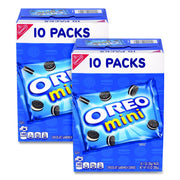 Mini Oreo'S, Chocolate, 1 Oz Bag, 10 Bags/Box, 2 Boxes/Carton
