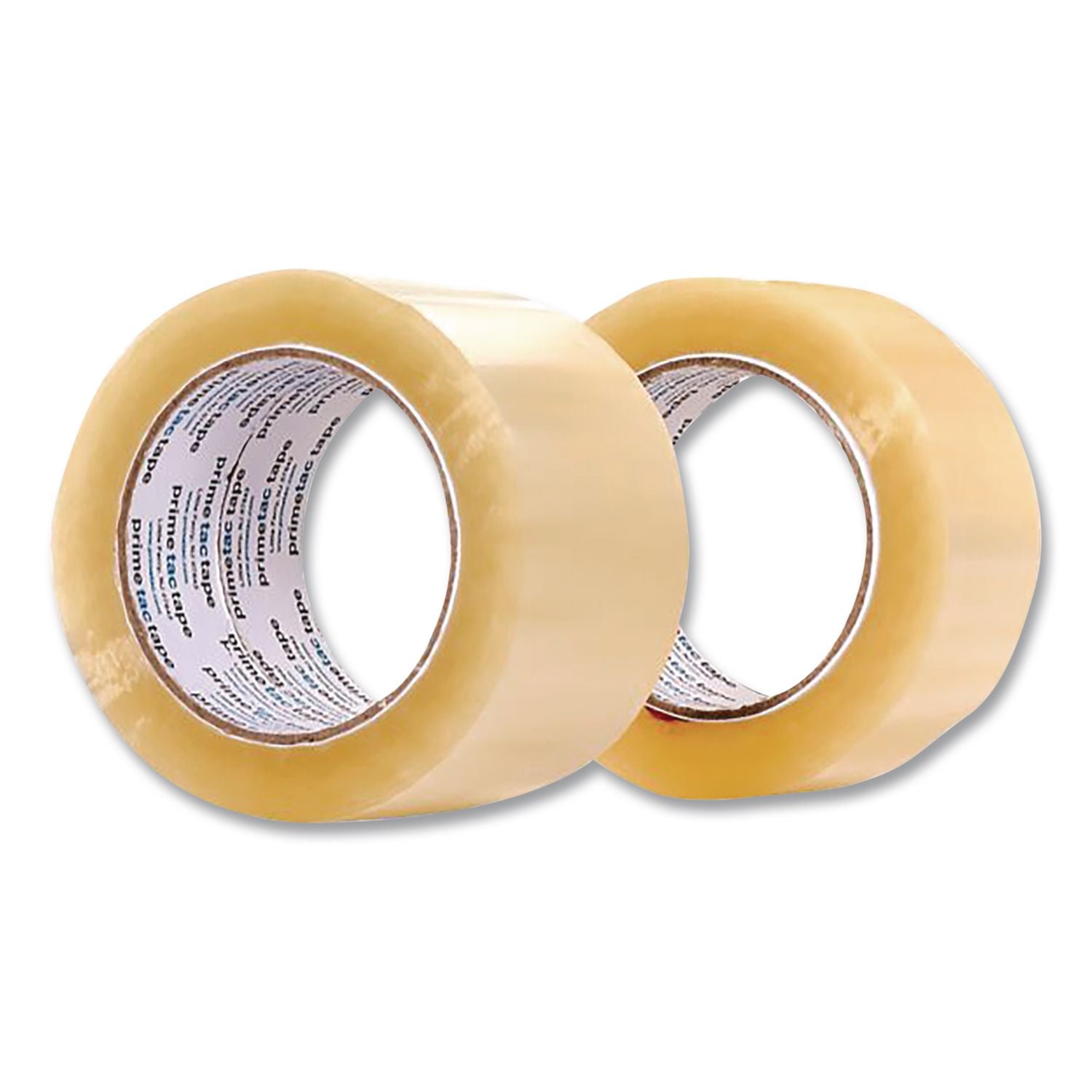 Primetac Industrial Packing Tape, 3" Core, 2" X 110 Yd, Clear, 36/Carton