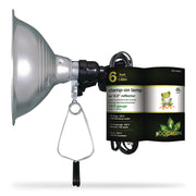 Clamp Lights, E26 Bulb, 7 X 8.5 X 8.5, Gray