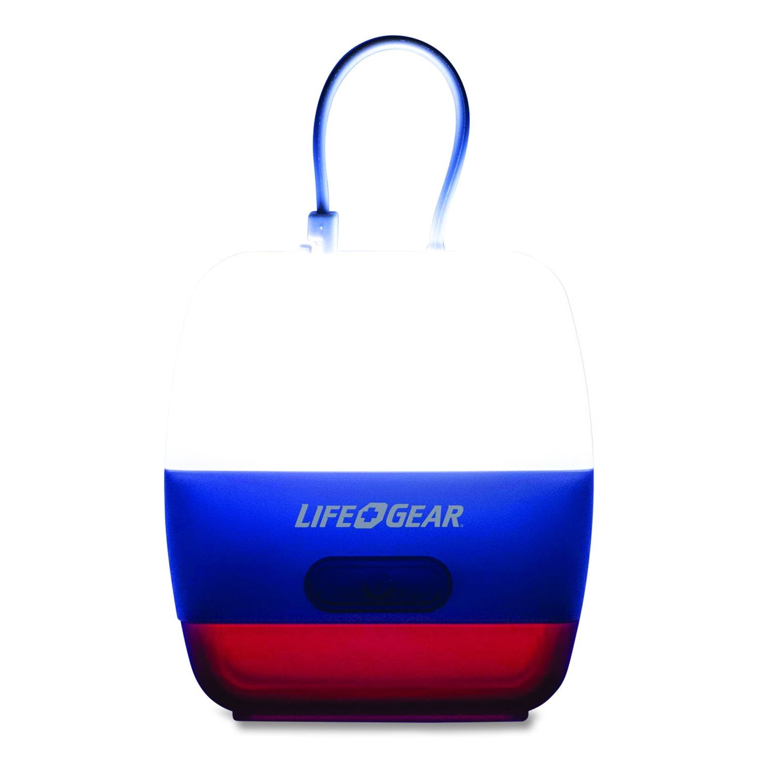 Lifegear Glow Mini Multi Function Lantern, 4 AAA Batteries (Included), Blue