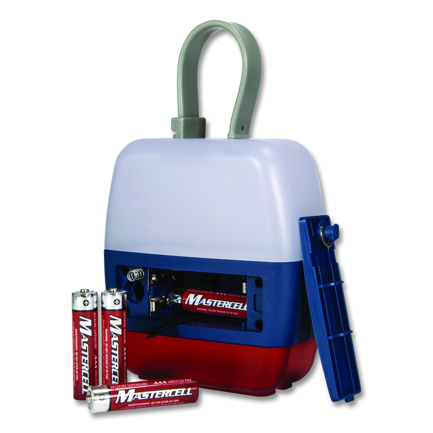 Lifegear Glow Mini Multi Function Lantern, 4 AAA Batteries (Included), Blue