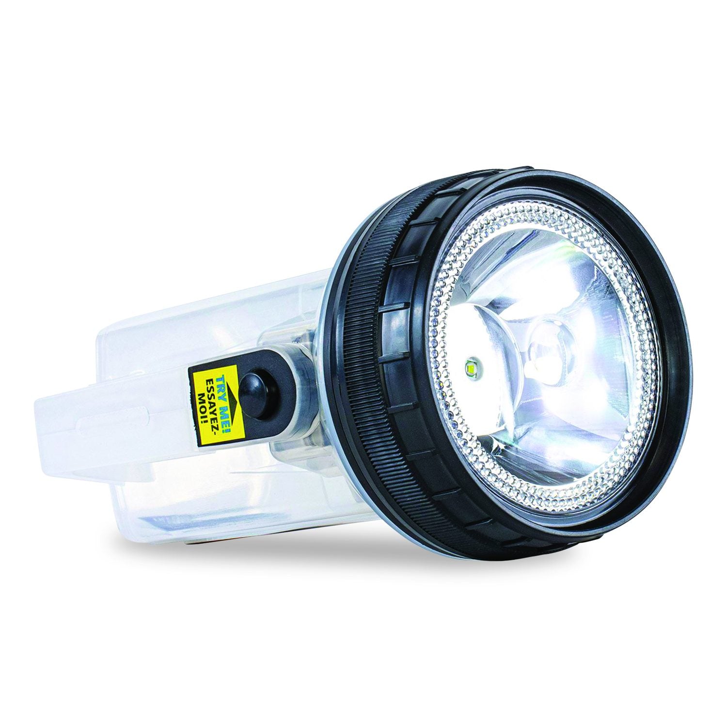 Lifegear AR Tech Spotlight And Lantern, 4 AA Batteries Included, Clear