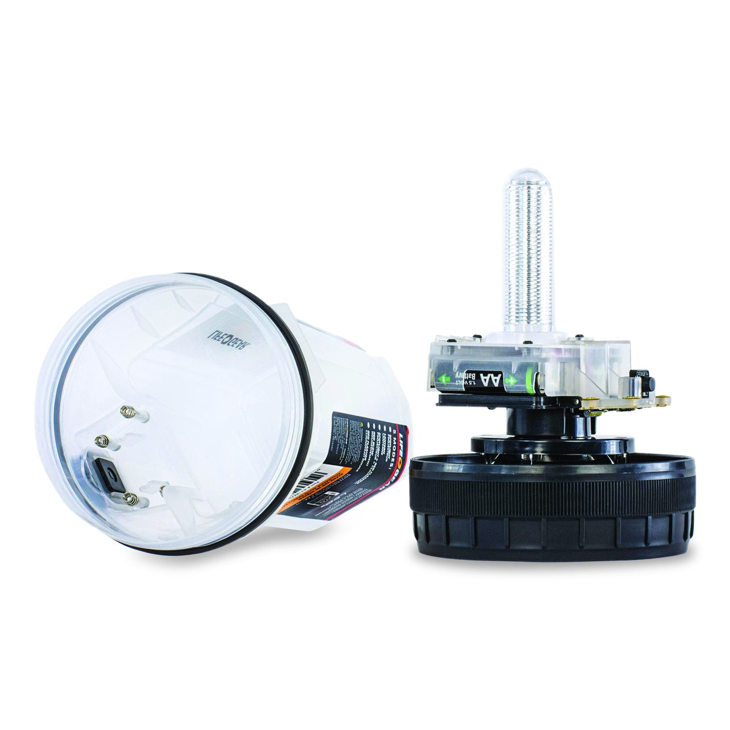 Lifegear AR Tech Spotlight And Lantern, 4 AA Batteries Included, Clear