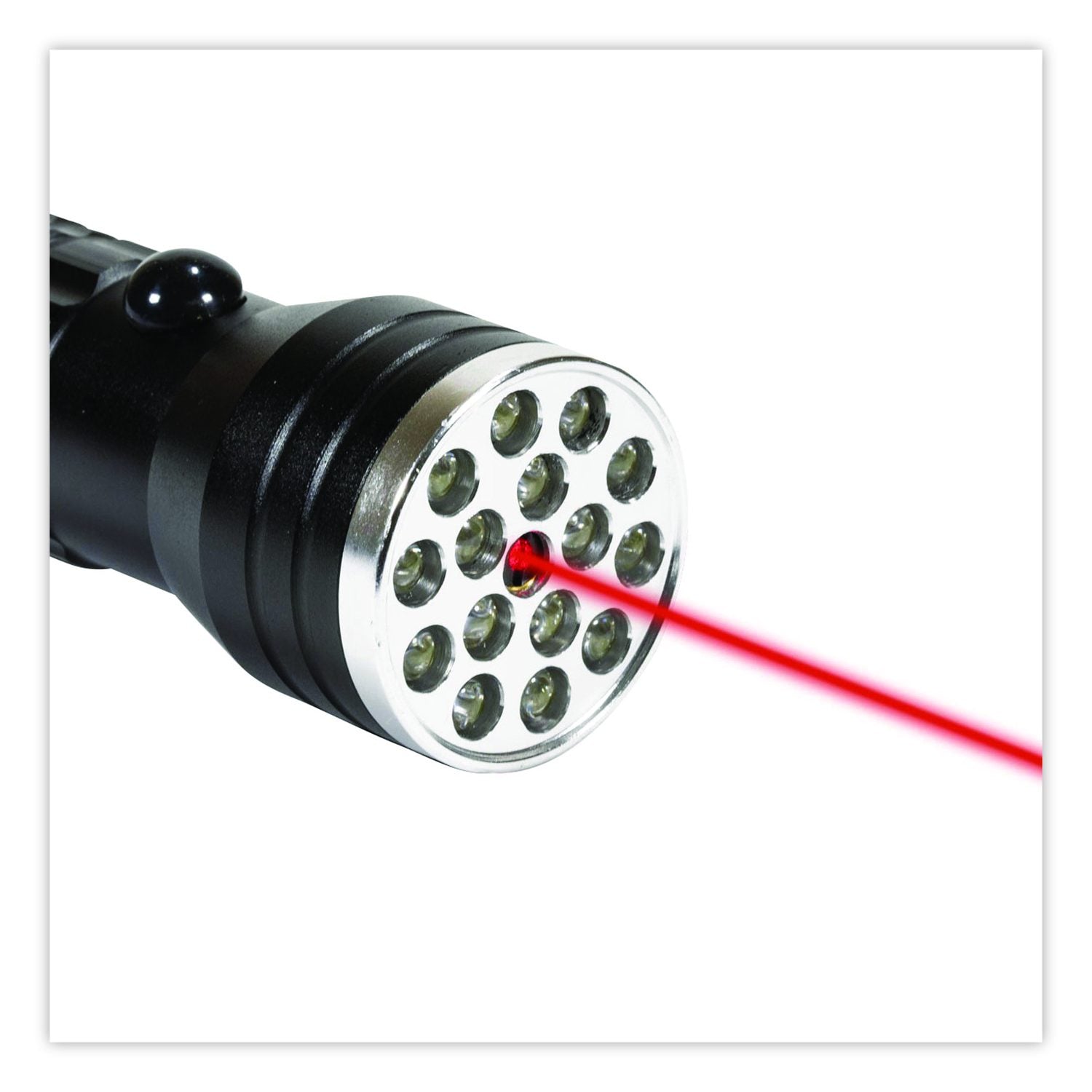 UV Laser Flashlight, 3 AAA Batteries (Included), Black