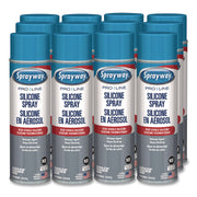 Silicone Spray Release Agent, 11 Oz Aerosol Spray, 12 Cans/Carton