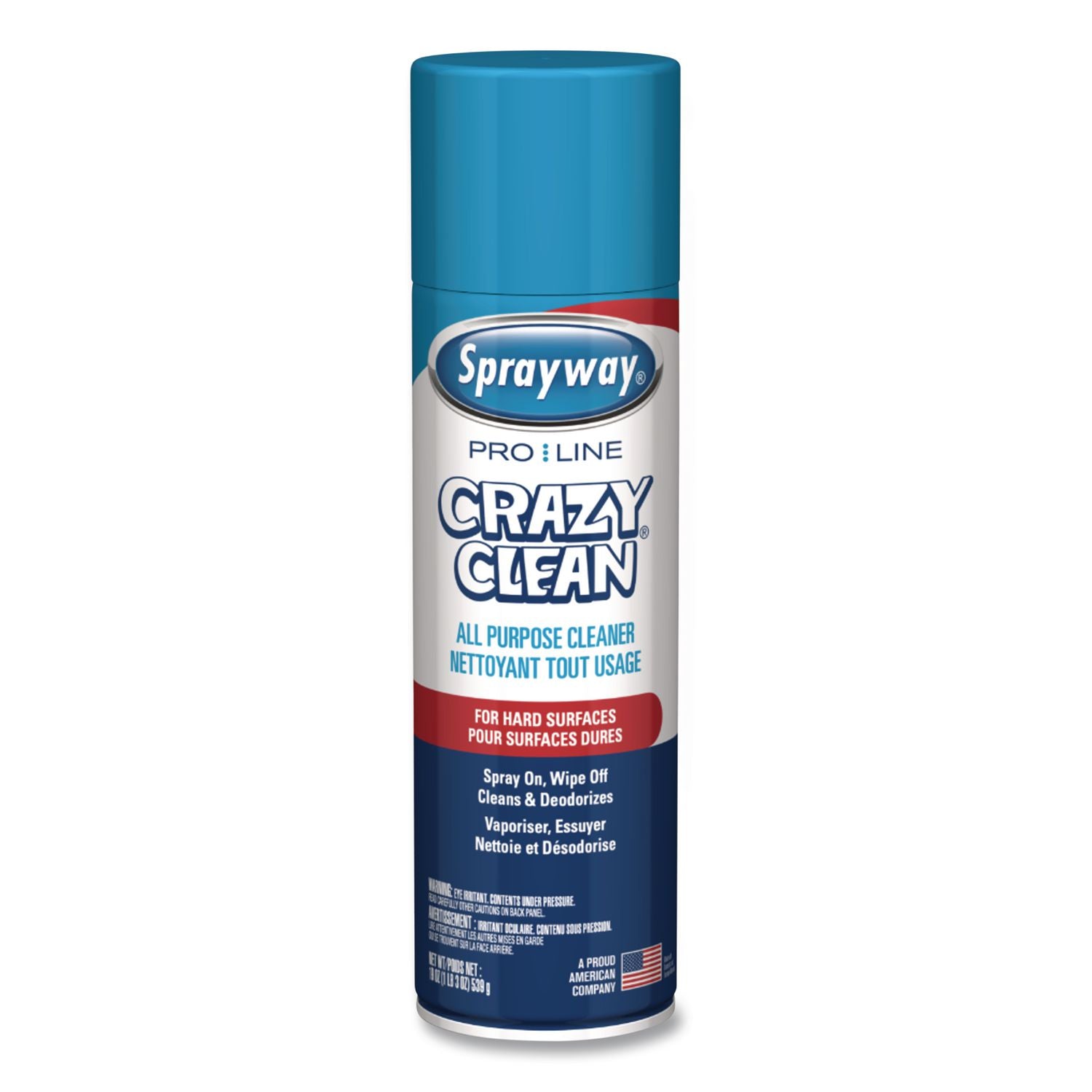 Orange Citrus Crazy Clean, Orange Scent, 19 Oz Aerosol Spray, Dozen