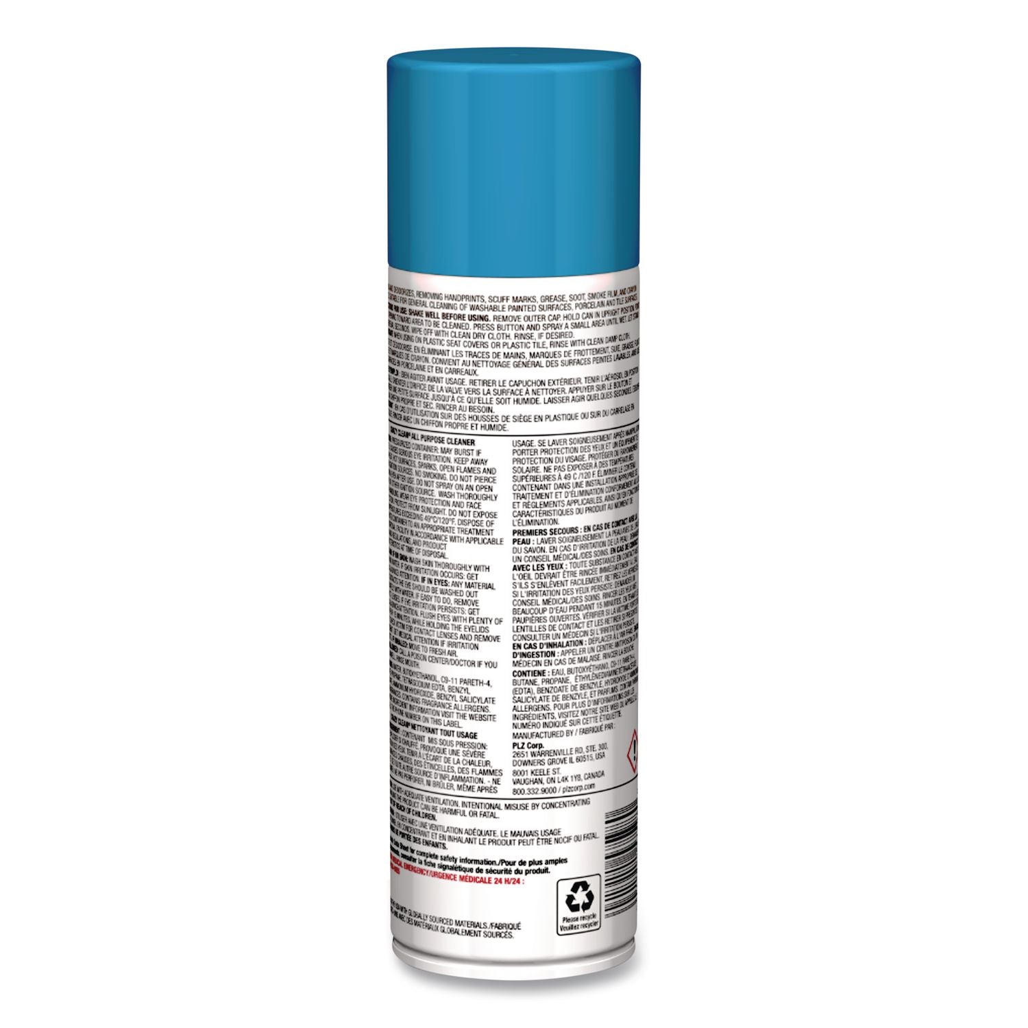 Orange Citrus Crazy Clean, Orange Scent, 19 Oz Aerosol Spray, Dozen