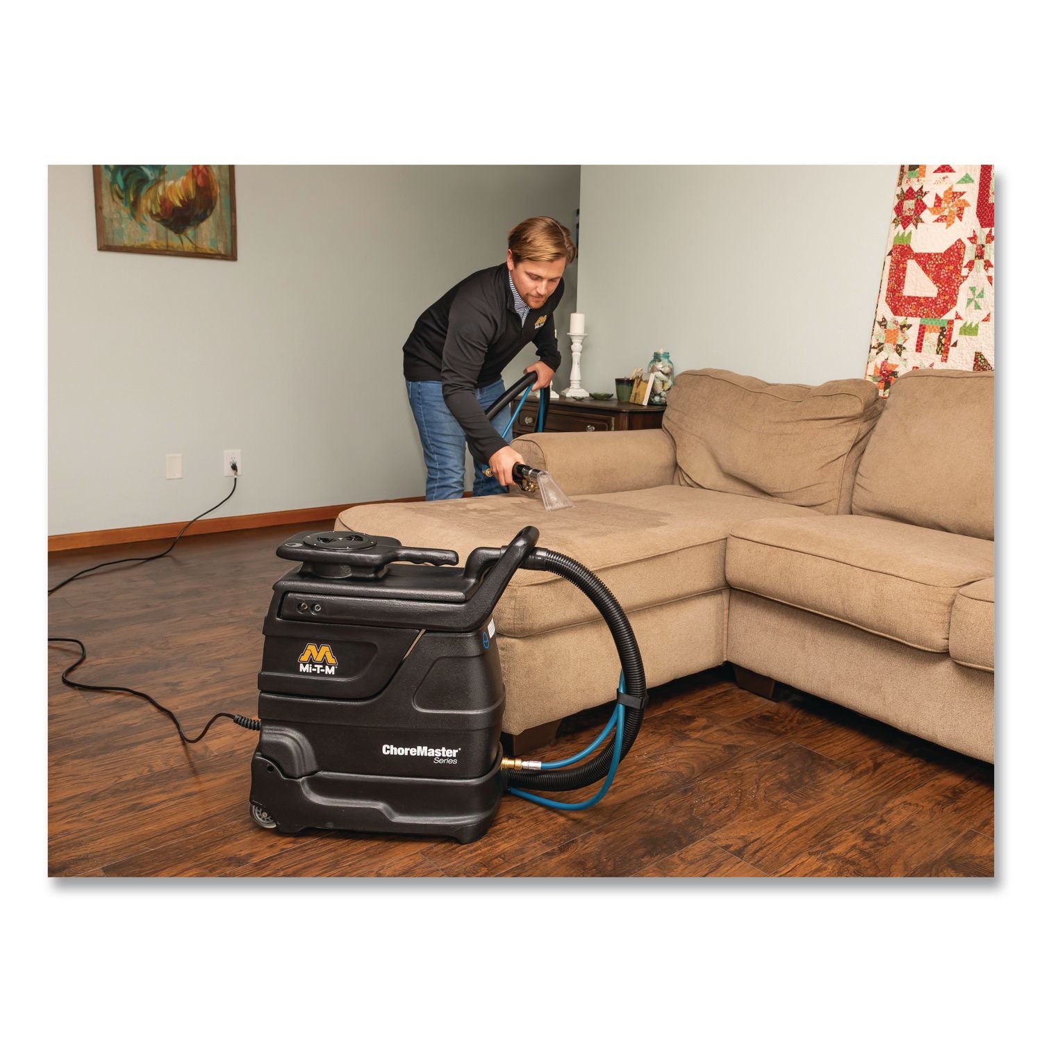 Choremaster Series 3-Gallon Heated Spot Extractor, 3 Gal Capacity, 20 Ft Cord
