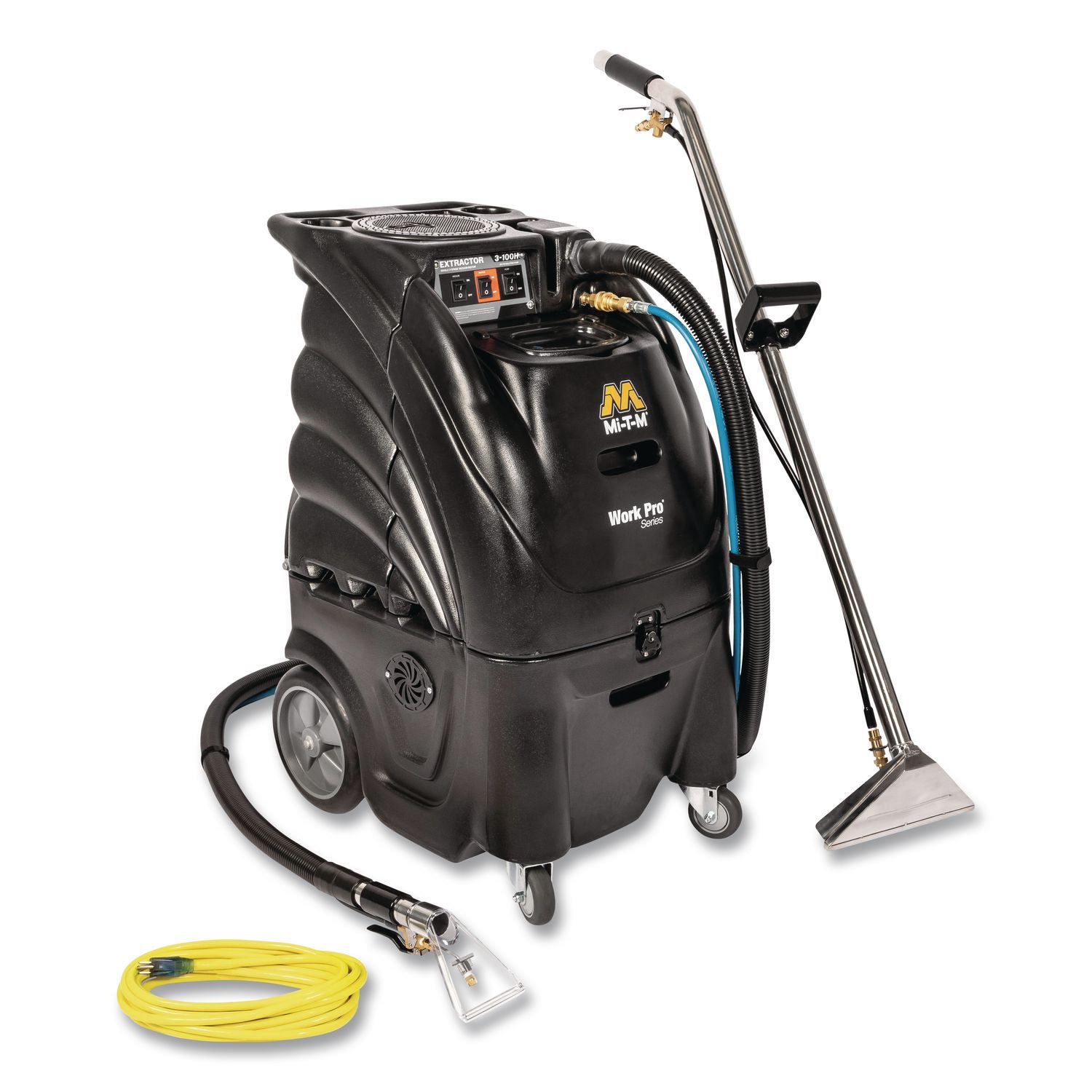 Work Pro Heated 12 Gallon Carpet Extractor, 12 Gal Capacity, 6" Cord
