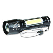 Ultra HD Rechargeable Area Flashlight, Rechargeable Lithium Ion Battery (Included), Black