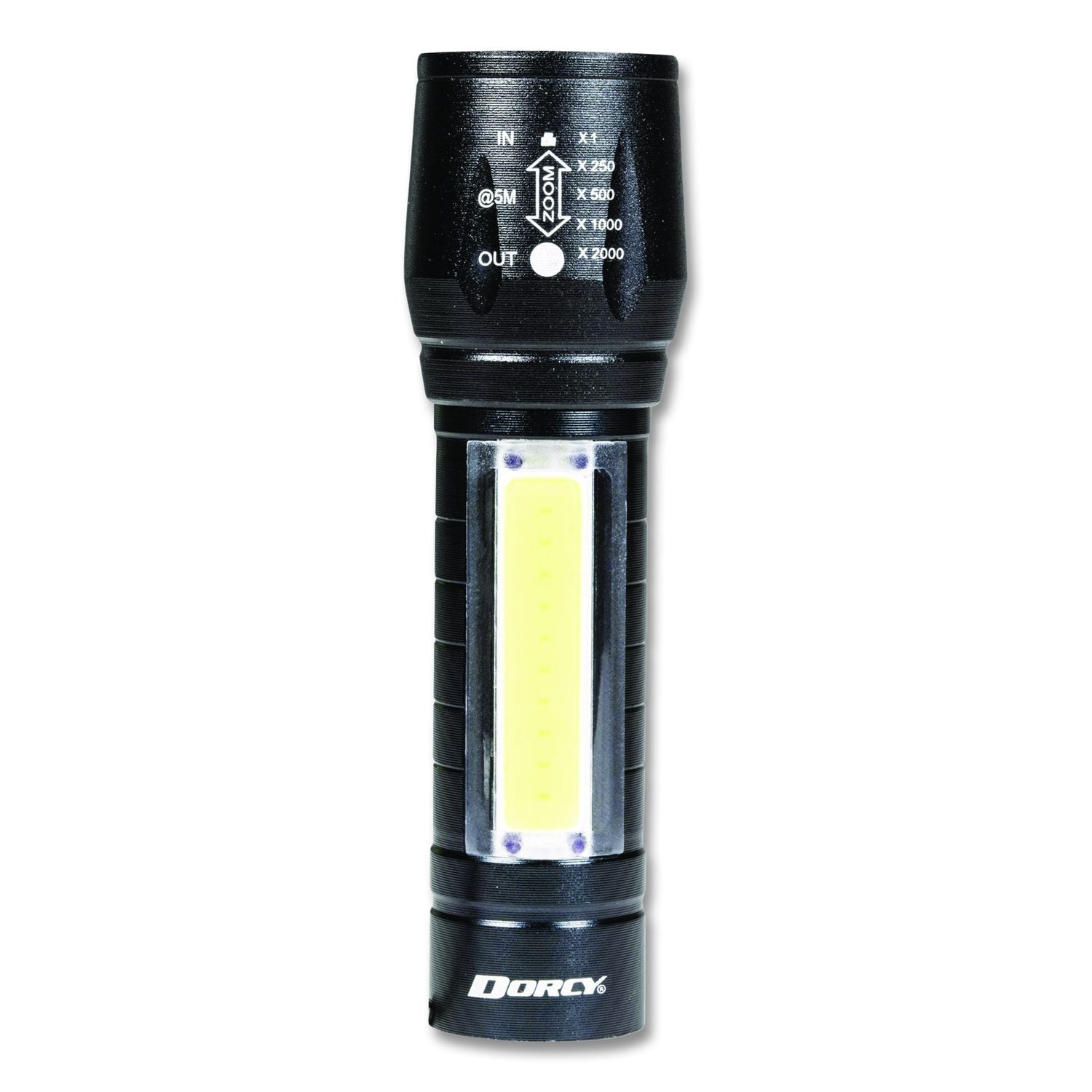 Ultra HD Rechargeable Area Flashlight, Rechargeable Lithium Ion Battery (Included), Black