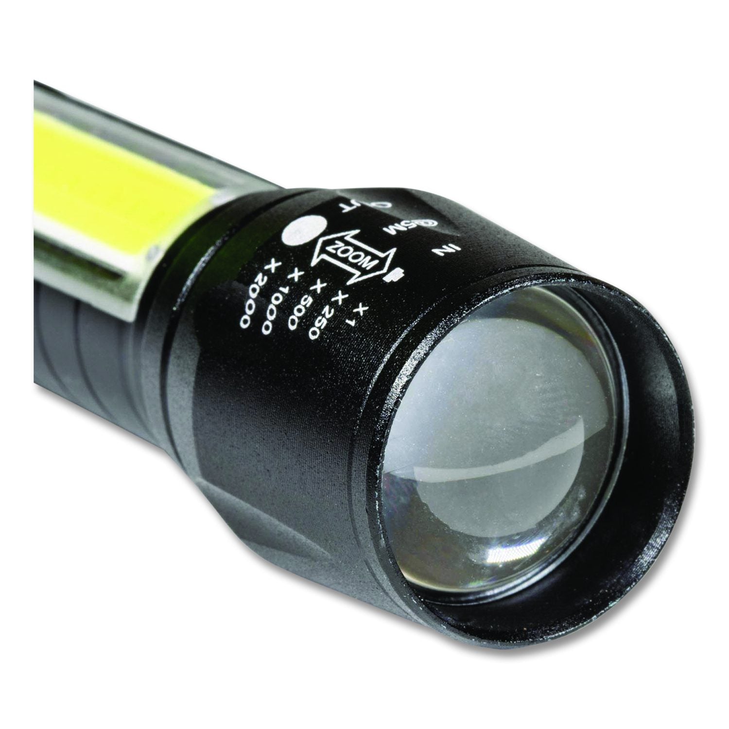 Ultra HD Rechargeable Area Flashlight, Rechargeable Lithium Ion Battery (Included), Black