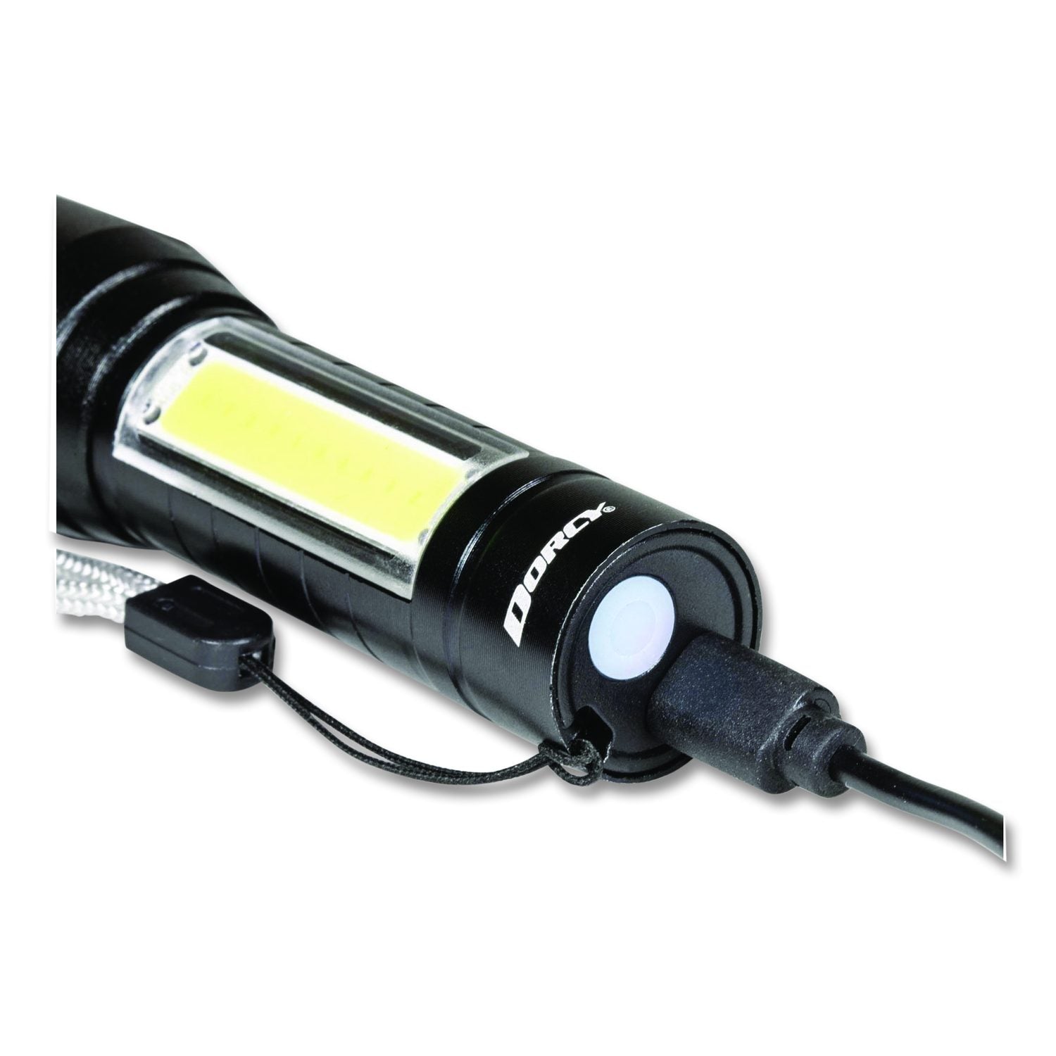 Ultra HD Rechargeable Area Flashlight, Rechargeable Lithium Ion Battery (Included), Black