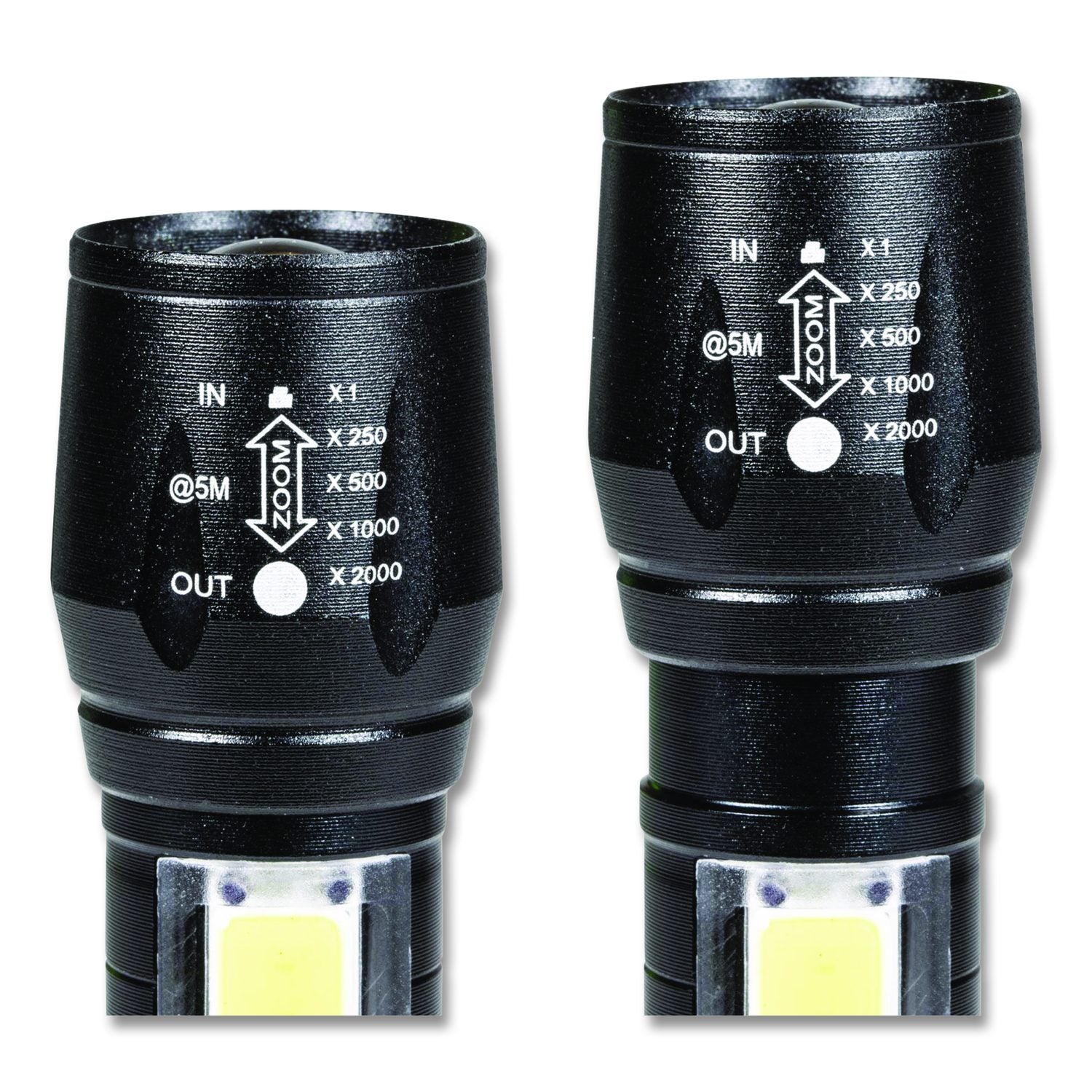 Ultra HD Rechargeable Area Flashlight, Rechargeable Lithium Ion Battery (Included), Black