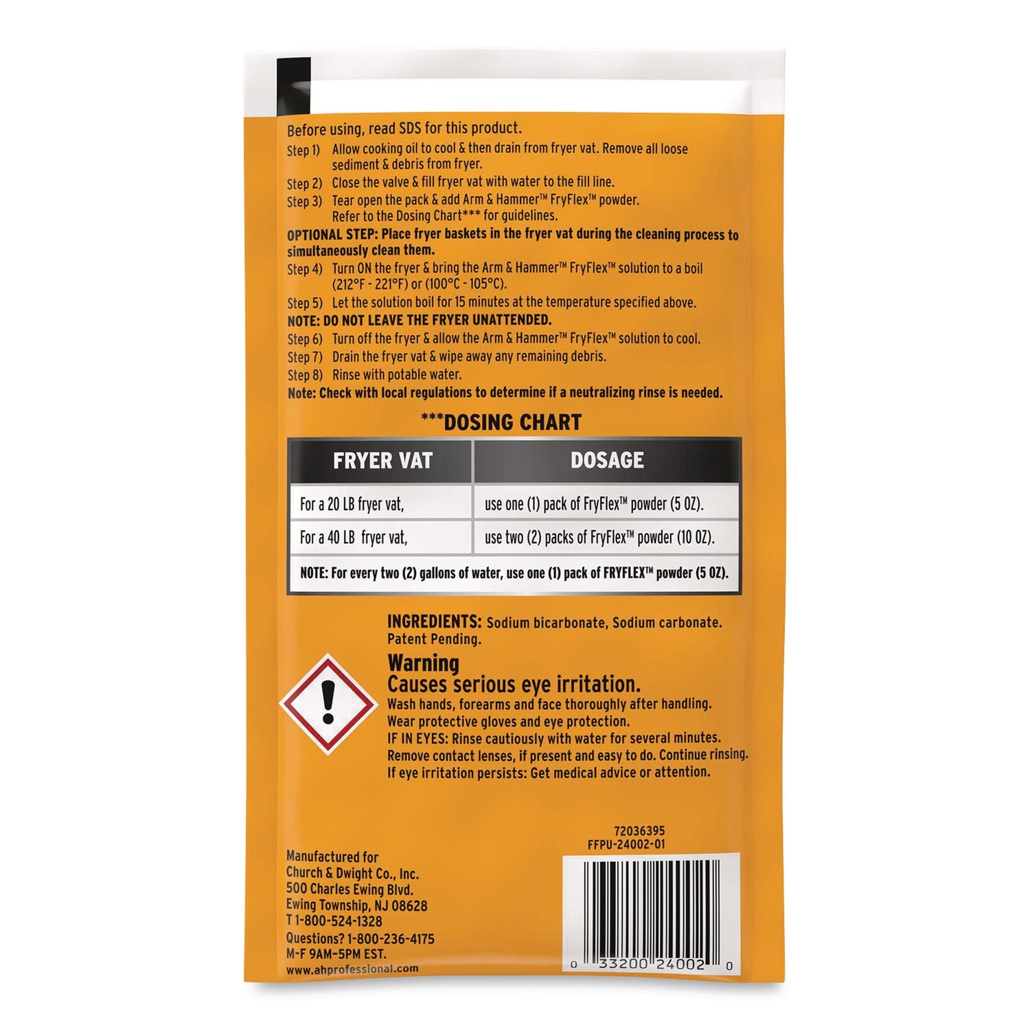 Cleaner, 5 Oz Packet, 36 Packs/Carton