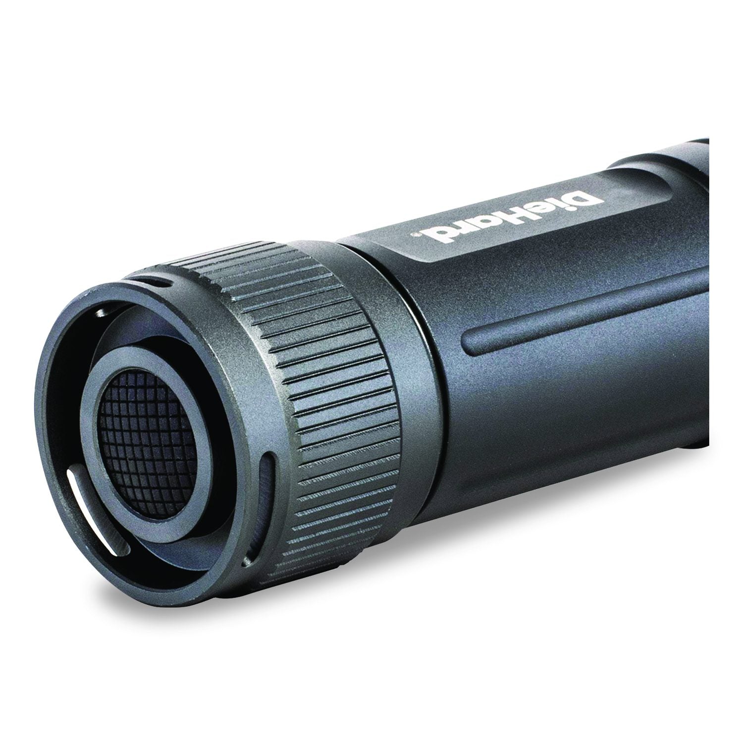 Diehard Twist Focus Aluminum 1, 700 Lumen Flashlight, 6 AA Batteries (Included), Gray