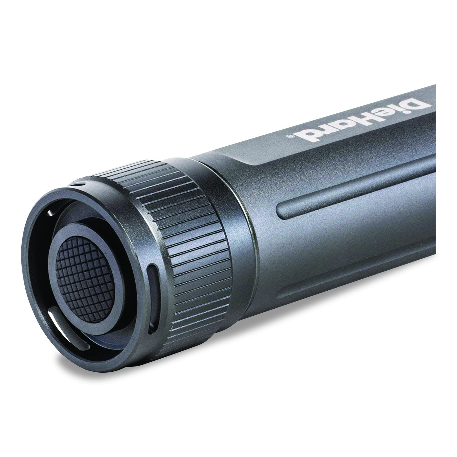 Diehard Twist Focus 3, 000 Lumen Aluminum Flashlight, 9 AA Batteries (Included), Gray