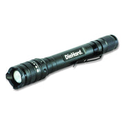 Diehard Aluminum 180 Lumen Twist Focus Flashlight With Pocket Clip, 2 AA Batteries (Included), Black