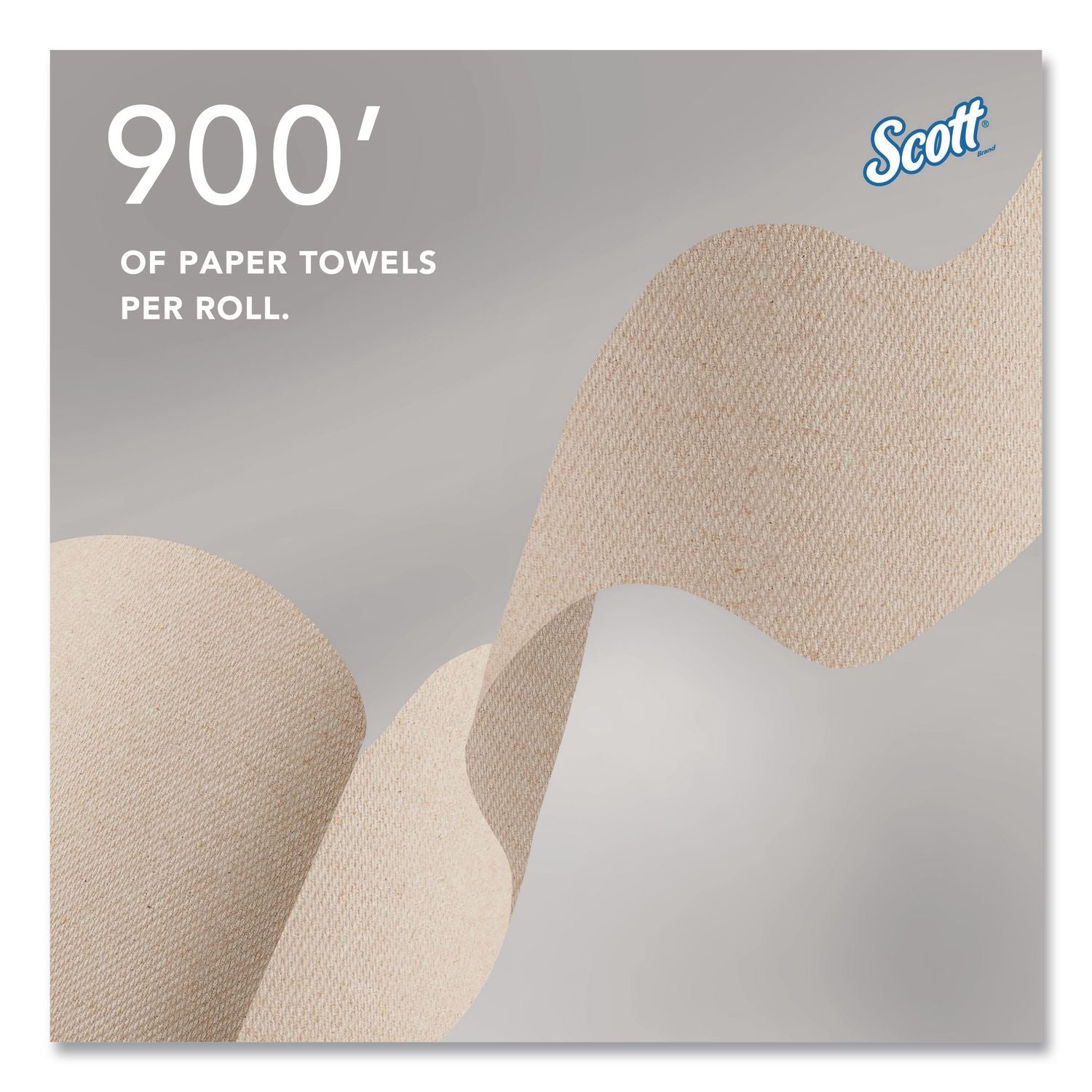 100% Recycled Hard Roll Paper Towels, 1-Ply, 8" X 900 Ft, Brown, 6/Carton