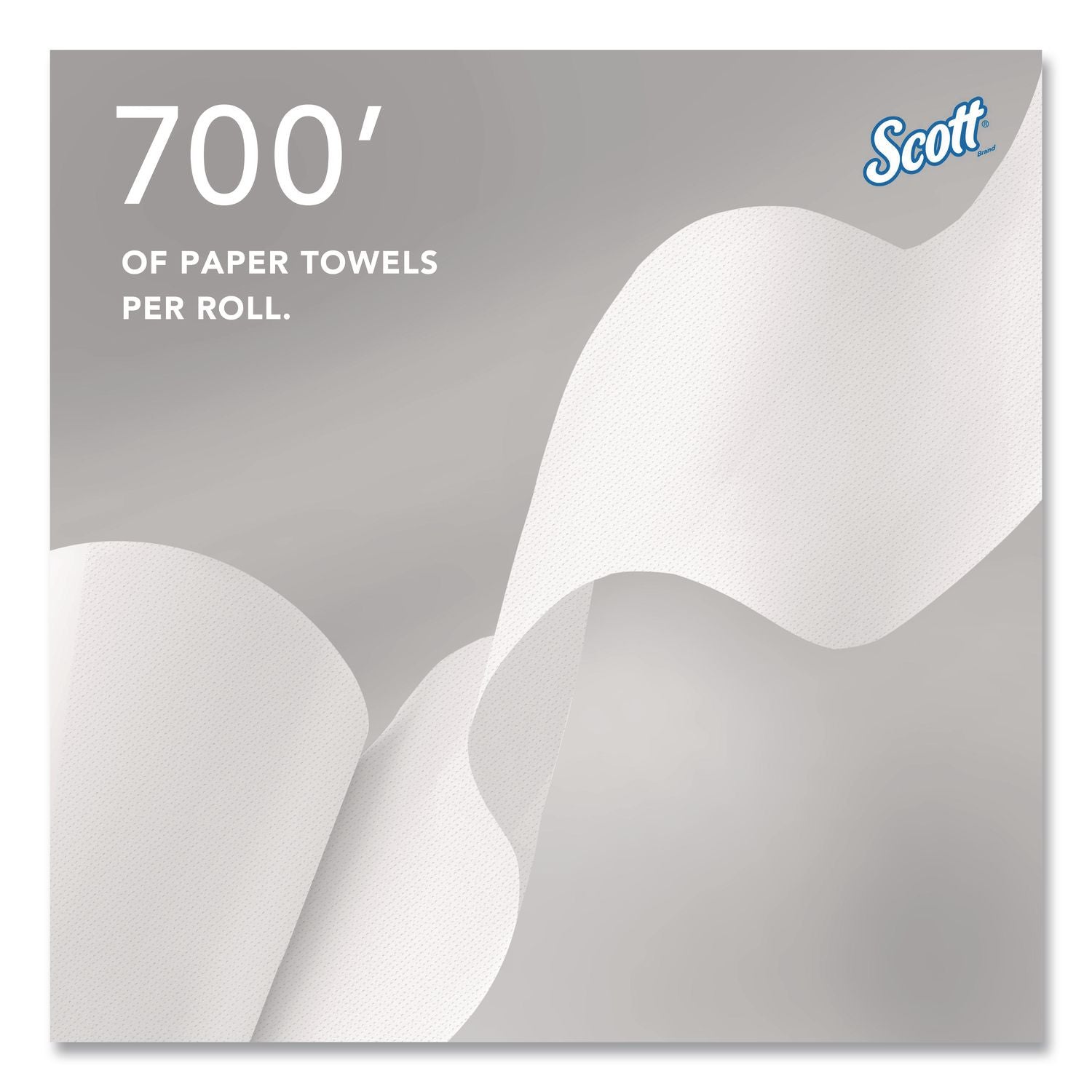 100% Recycled Hard Roll Paper Towels, 1-Ply, 8" X 700 Ft, White, 6/Carton