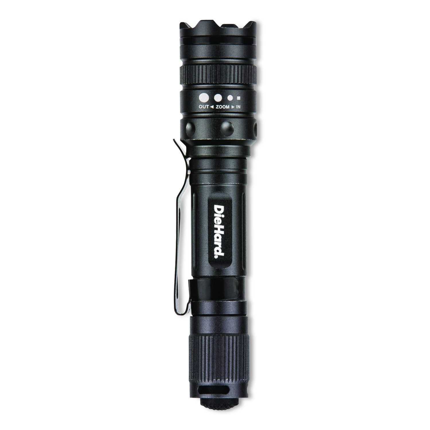 Diehard Aluminum Pocket Pen Light, 1 AAA Battery (Included), Black