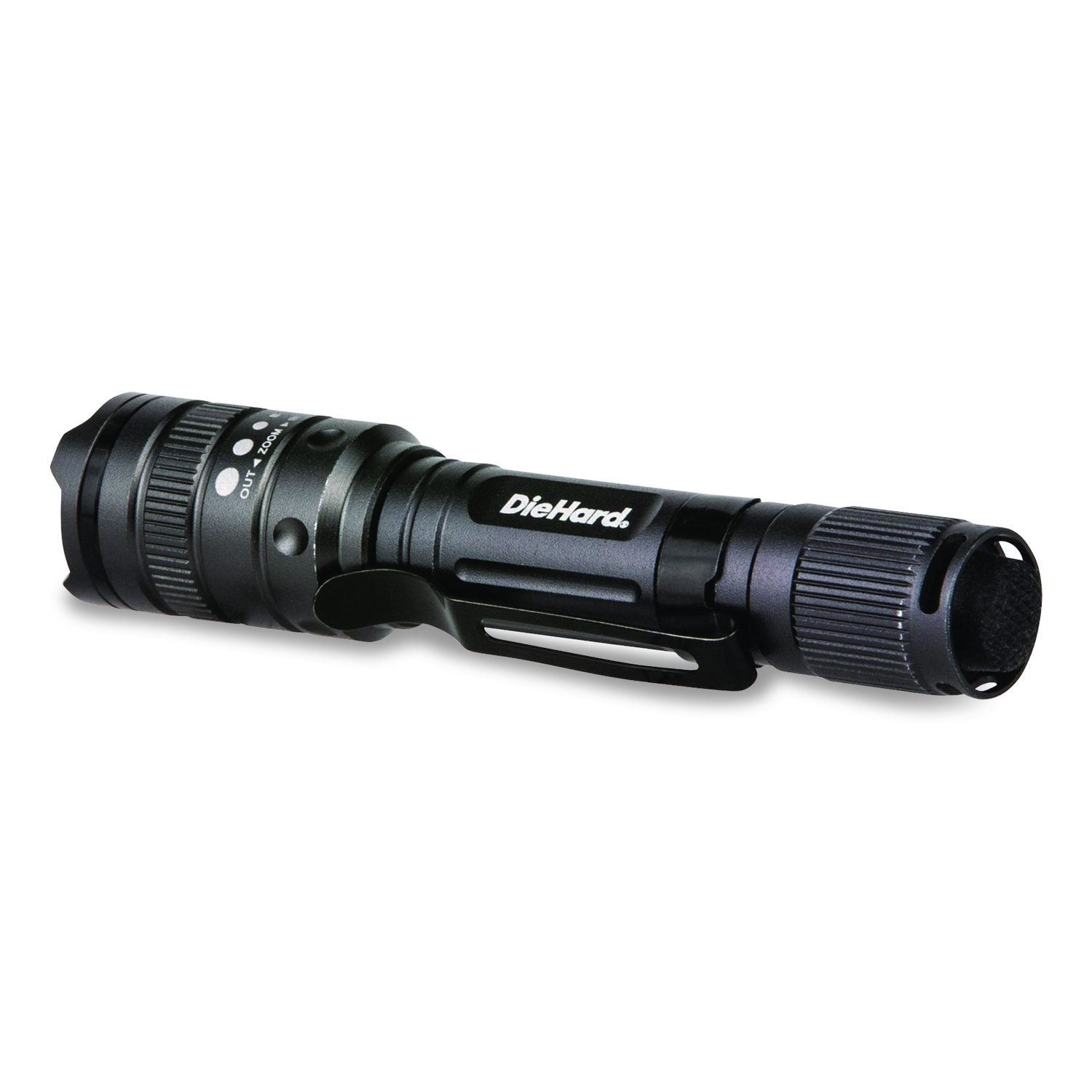 Diehard Aluminum Pocket Pen Light, 1 AAA Battery (Included), Black