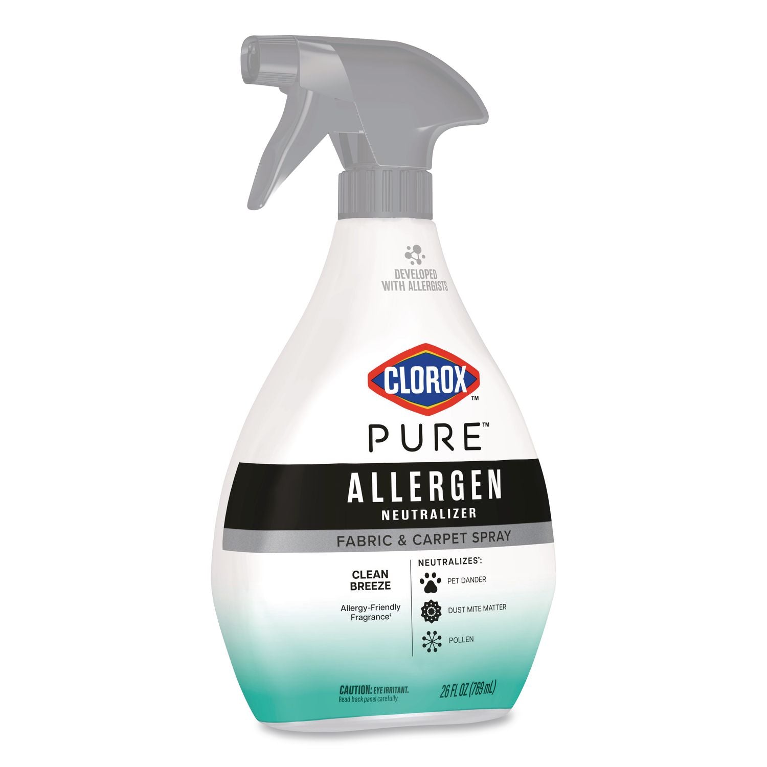 PURE Allergen Neutralizer Fabric And Carpet Spray, Clean Breeze Scent, 26 Oz Spray Bottle, 6/Carton