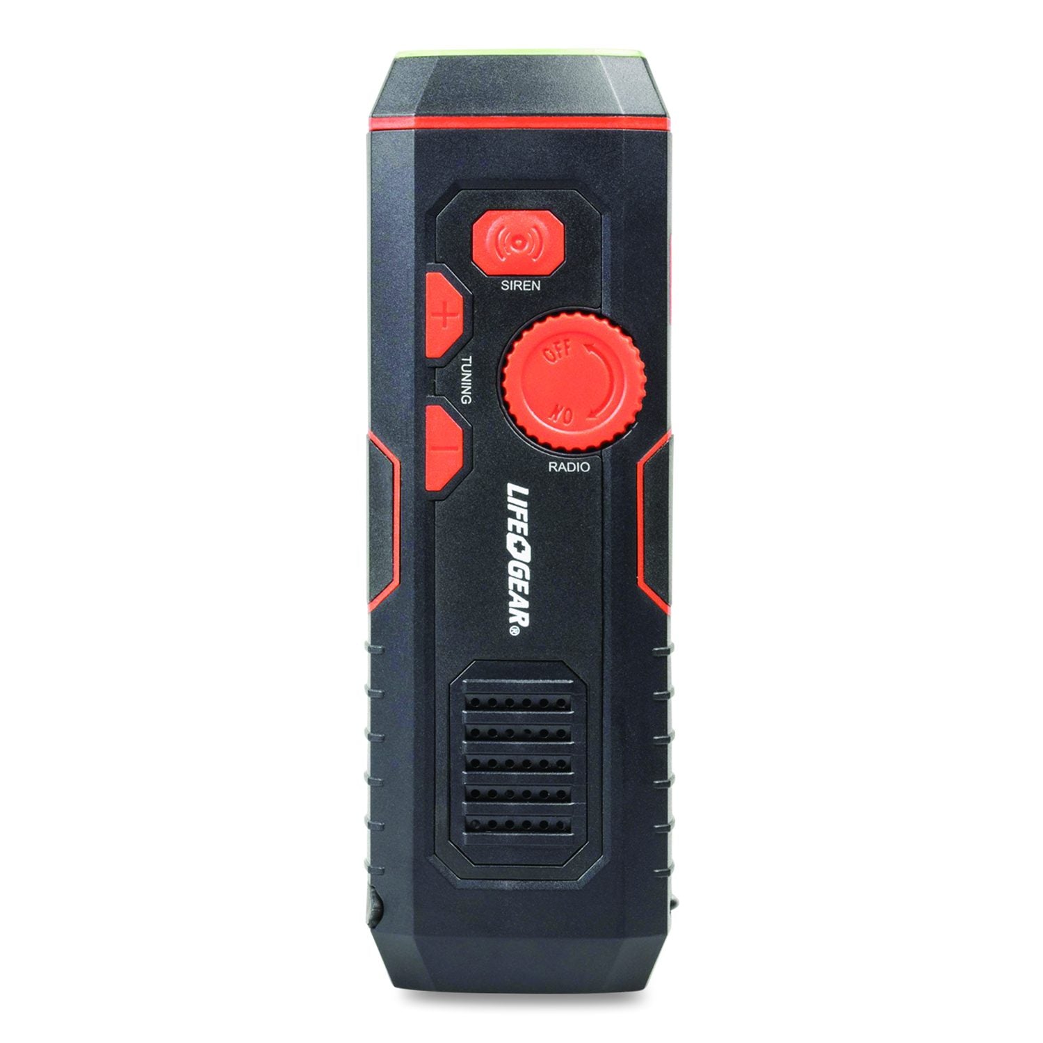 Lifegear Stormproof Crank Radio Flashlight, Black