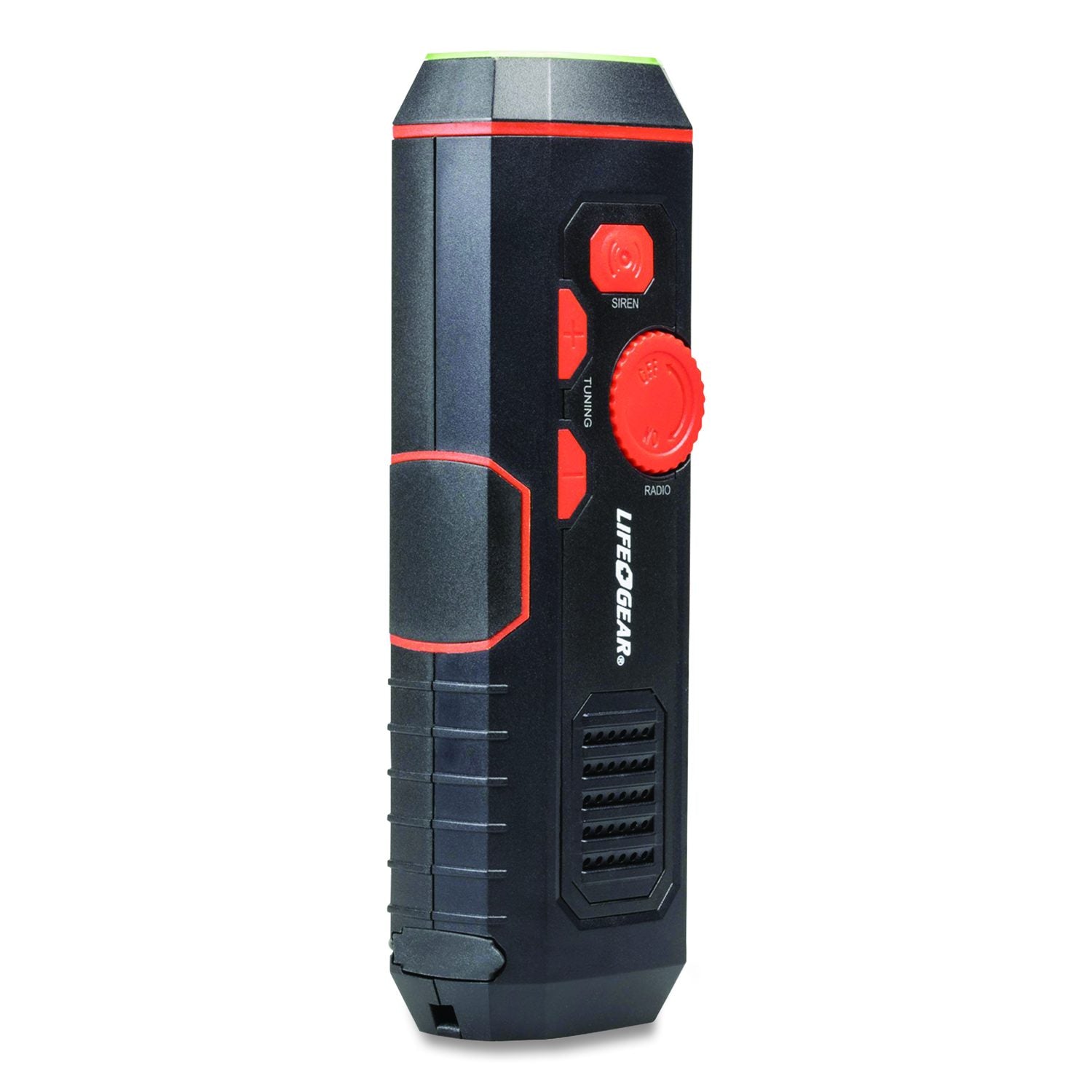 Lifegear Stormproof Crank Radio Flashlight, Black
