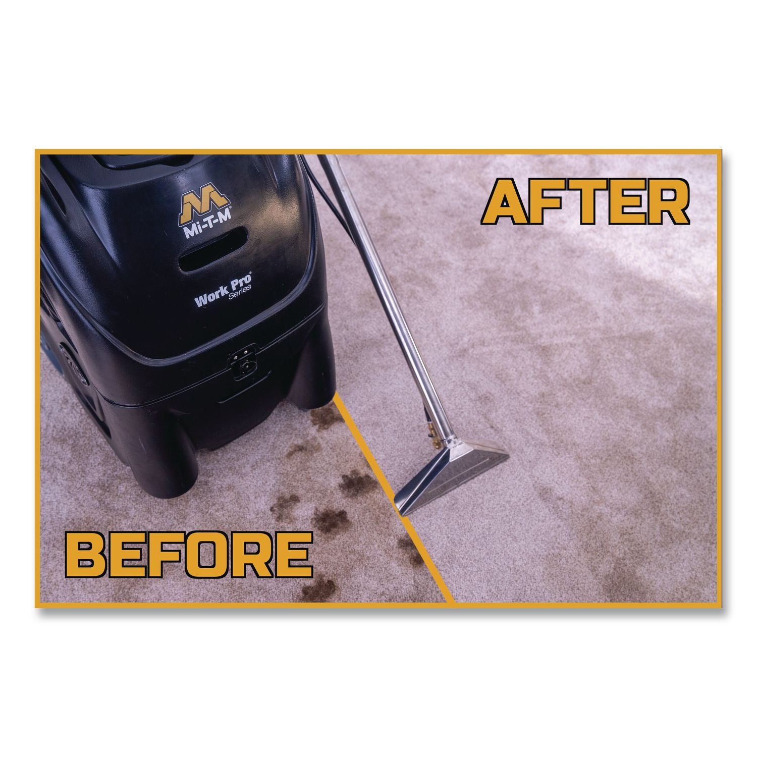 Work Pro Heated 12 Gallon Carpet Extractor, 12 Gal Capacity, 6" Cord