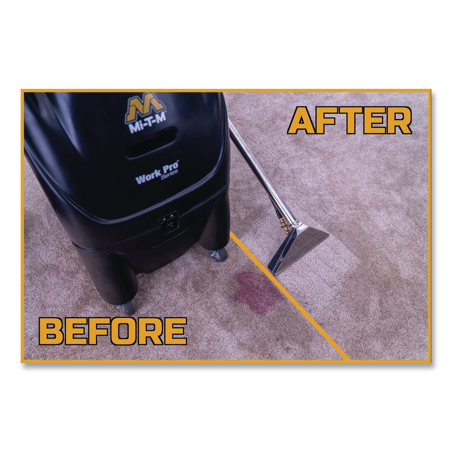 Work Pro Heated 12 Gallon Carpet Extractor, 12 Gal Capacity, 6" Cord