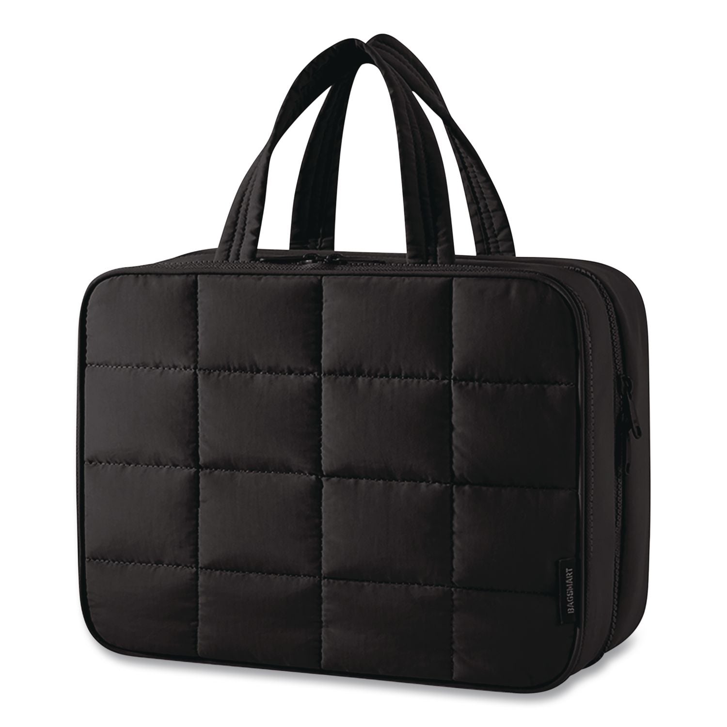 Spacesaver Puffy Toiletry Bag, 4.75 X 11 X 8, Black