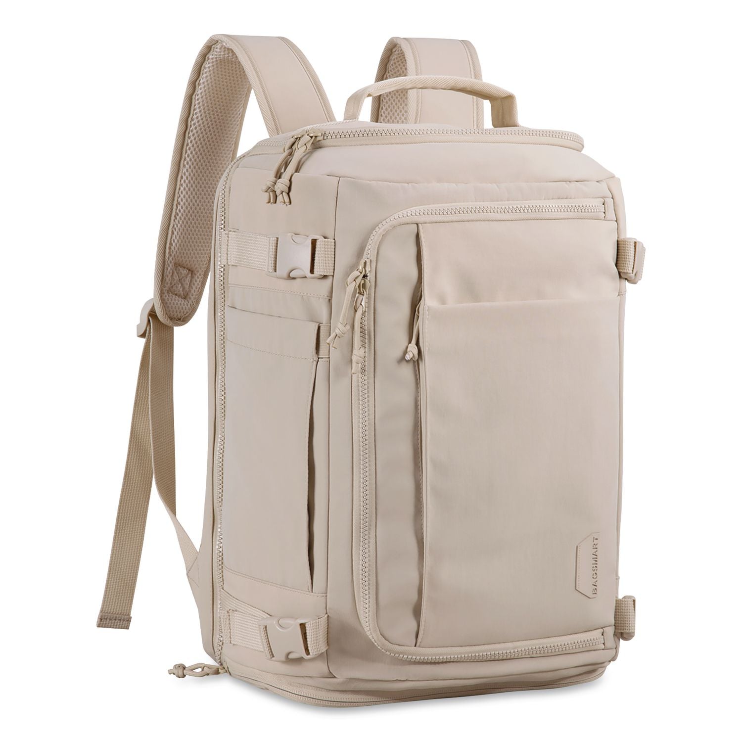 Blast Laptop Backpack, Fits Devices Up To 15.9", 12.2 X 8.1 X 16.5, Beige
