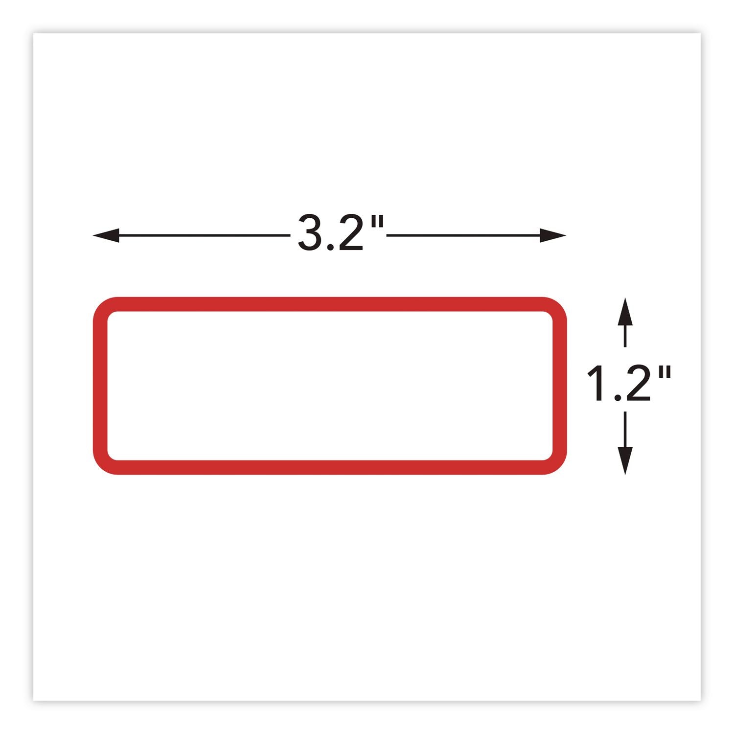 Magnetic Dry Erase Signs, 3.2 X 1.2, Assorted Colors, 24/Pack