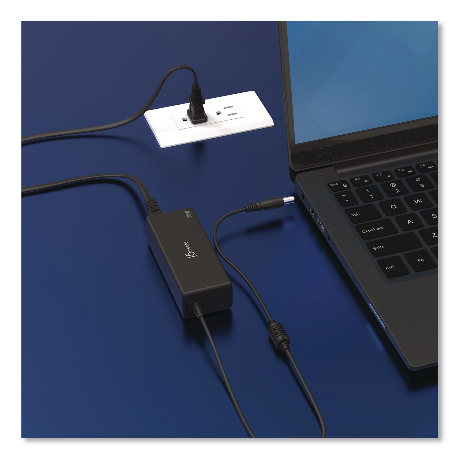 Power Adapter For Dell Inspiron/Latitude Laptops, Black