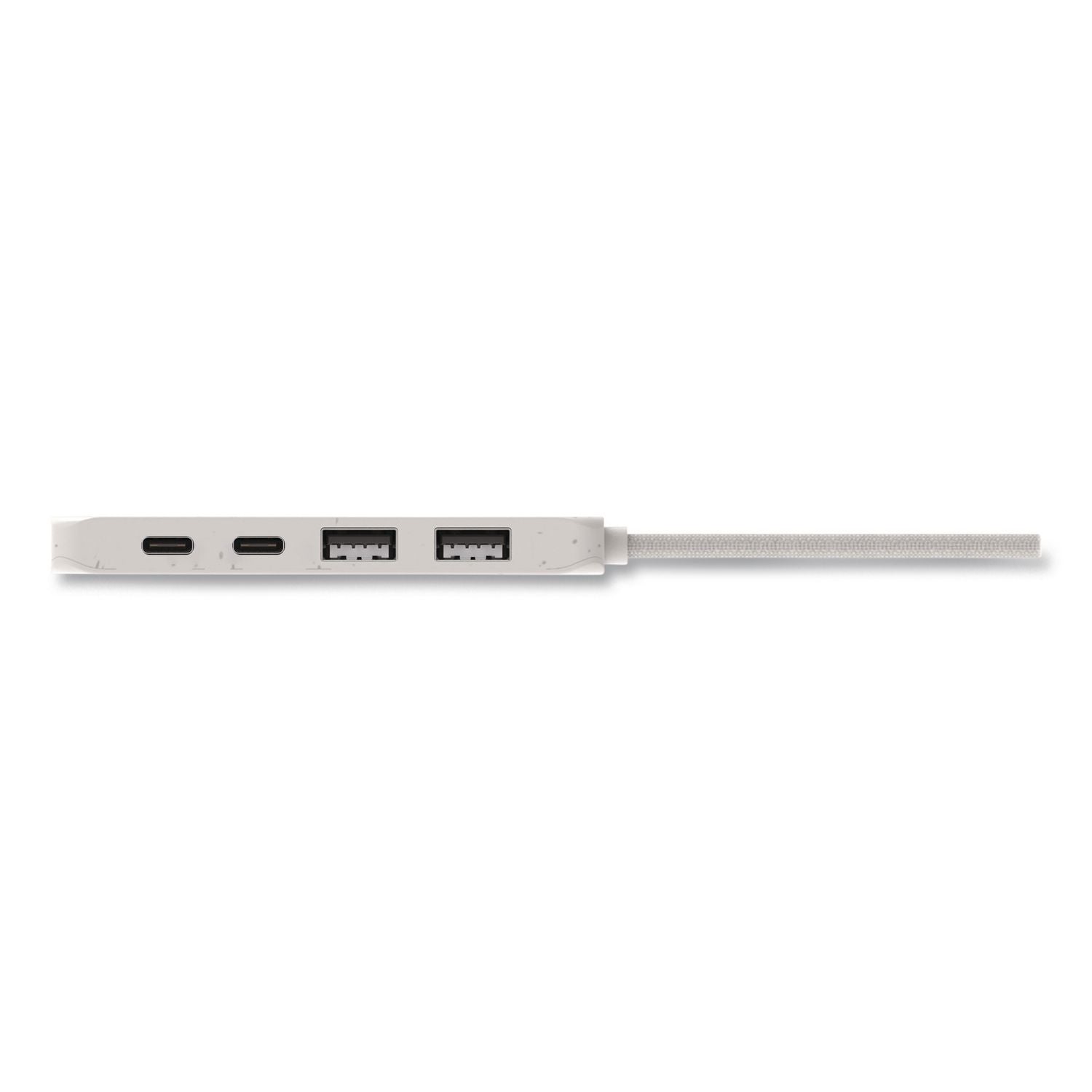 4-Port USB-A/USB-C Hub, Pure White